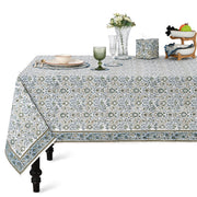 Indigo Blue Square & Rectangle Tablecloth