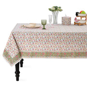 Rose Pink Floral Vine Rectangle & Square Tablecloth
