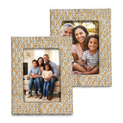 Block Print Picture Frame (No Plexi Glass) - Fullers Earth Powder