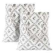 Block Print Cotton Tote Bag - Powder Blue