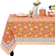 Bubblegum Pink Square & Rectangle Tablecloth
