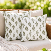 Nature Spring piping Pillow Cover