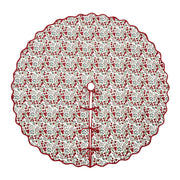 Garnet Red Tree Skirt