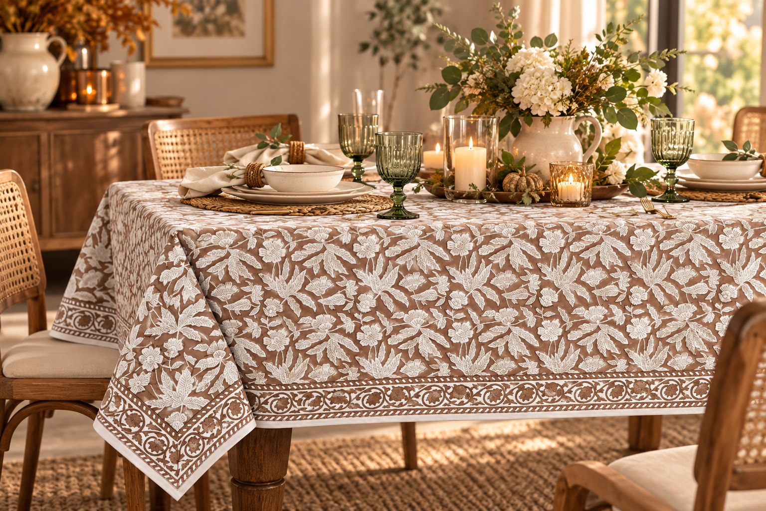 Oak-Brown-Collection Ridhi Block Print
