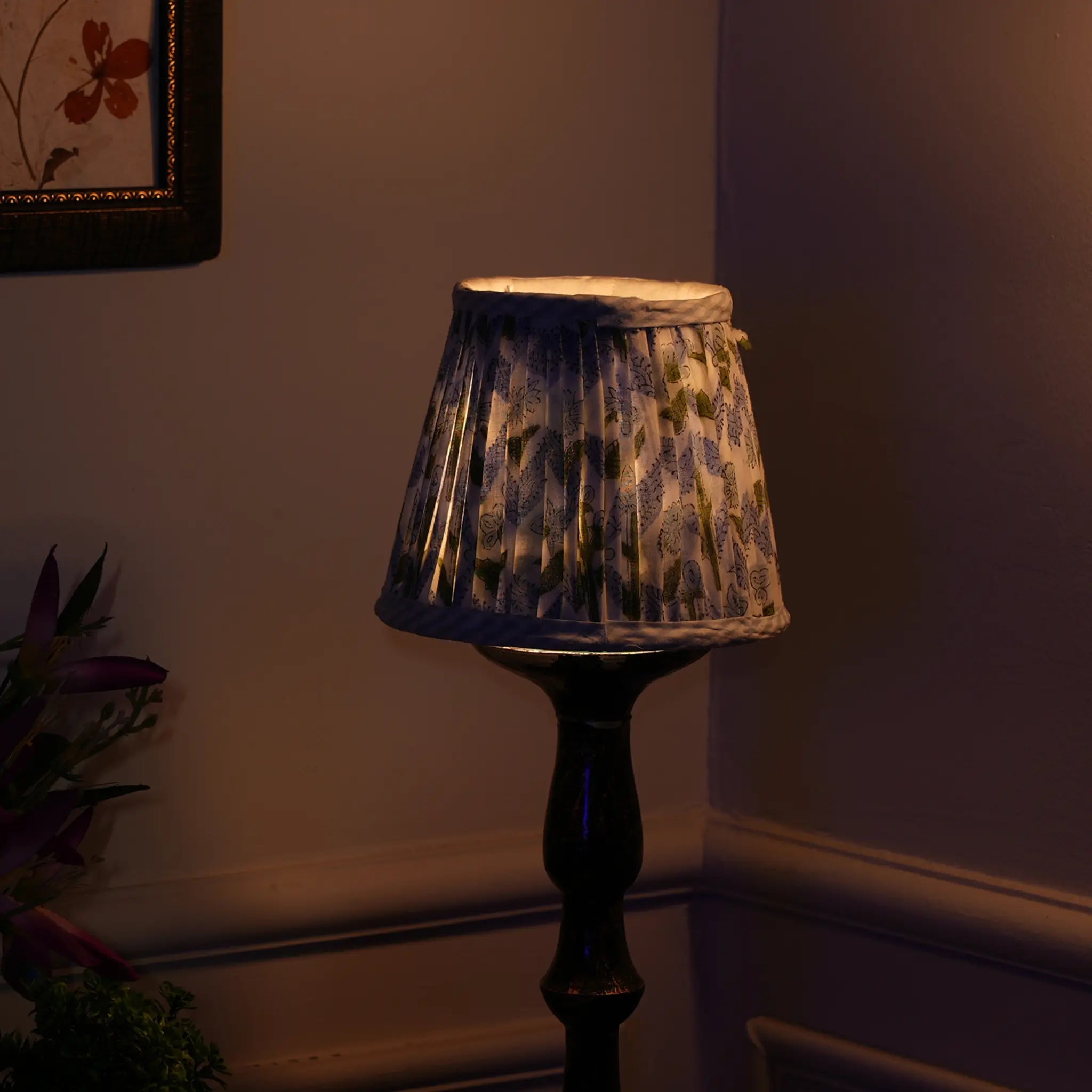 Handcrafted Cotton Lampshades - Ridhi Block Print