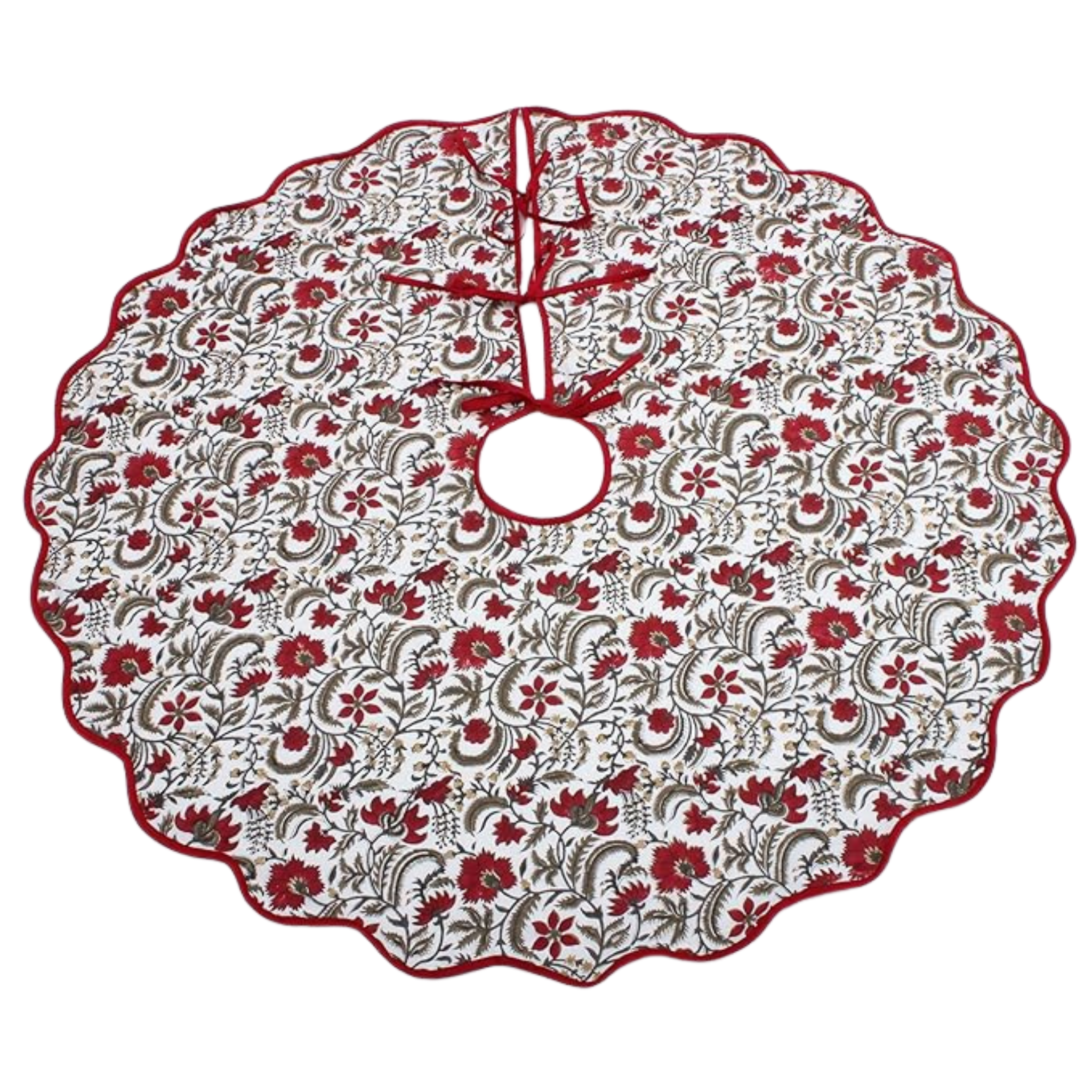 Handcrafted Christmas Tree Skirts