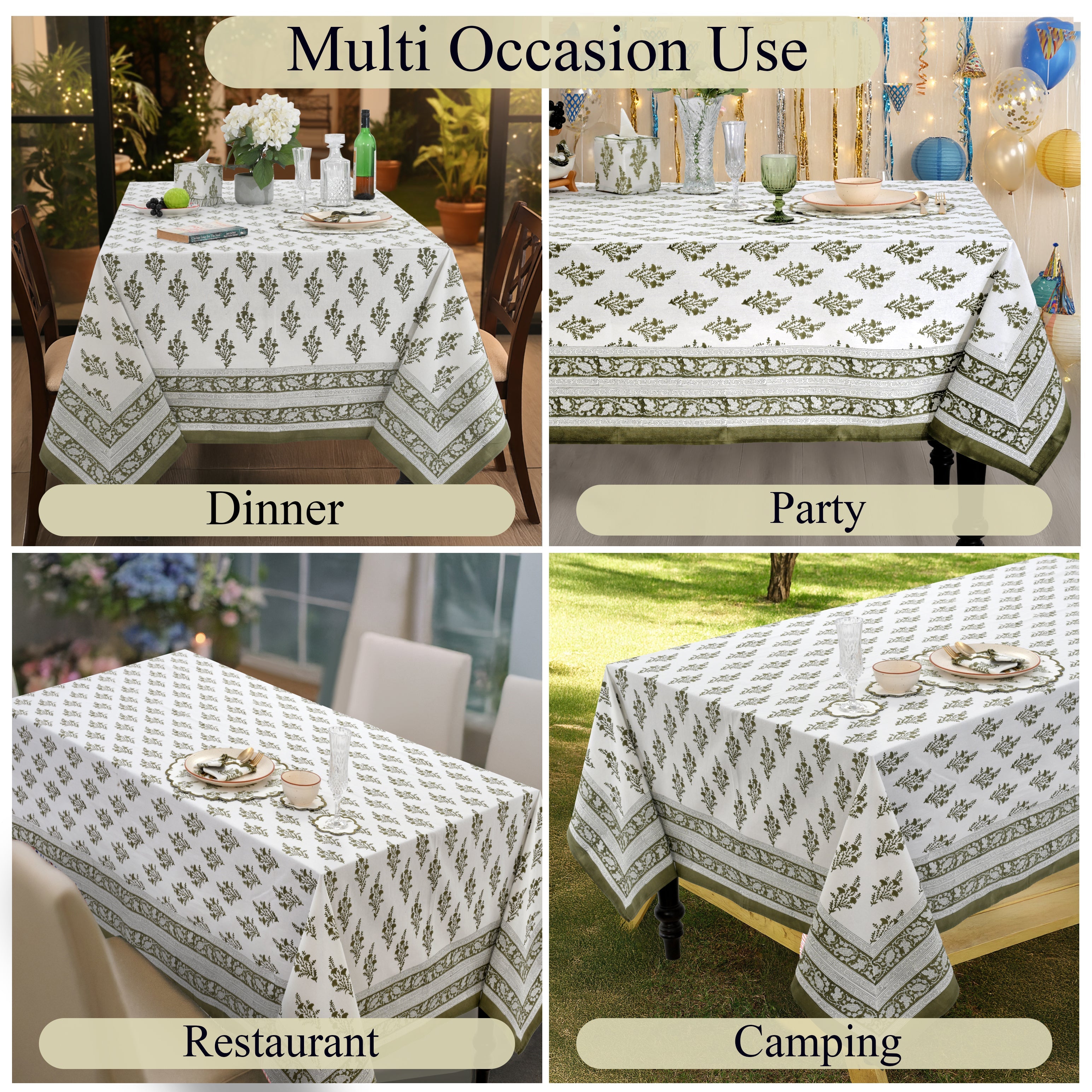 Nature Spring Rectangle & Square Tablecloth RIDHI