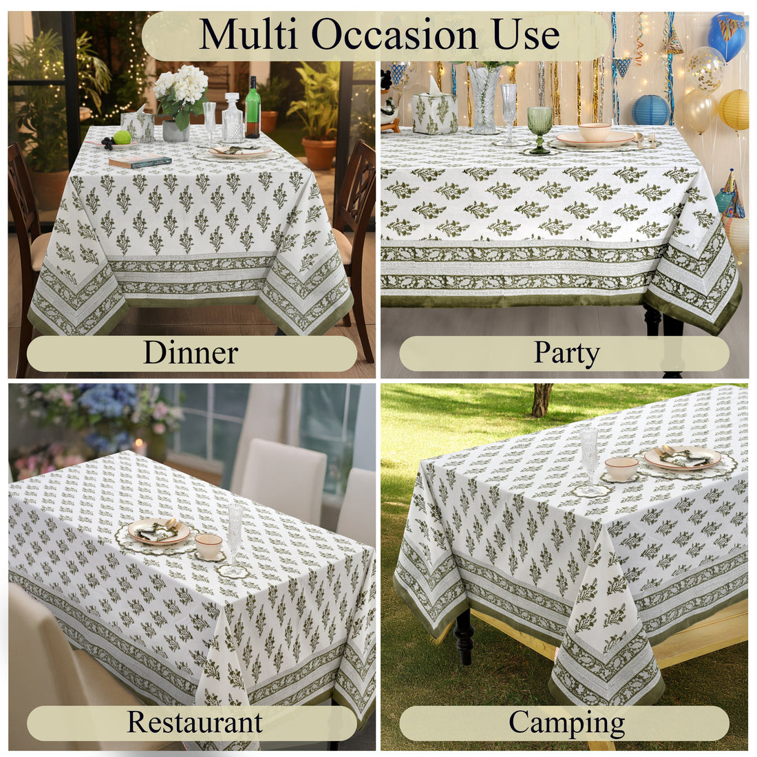 Nature Spring Rectangle & Square Tablecloth RIDHI