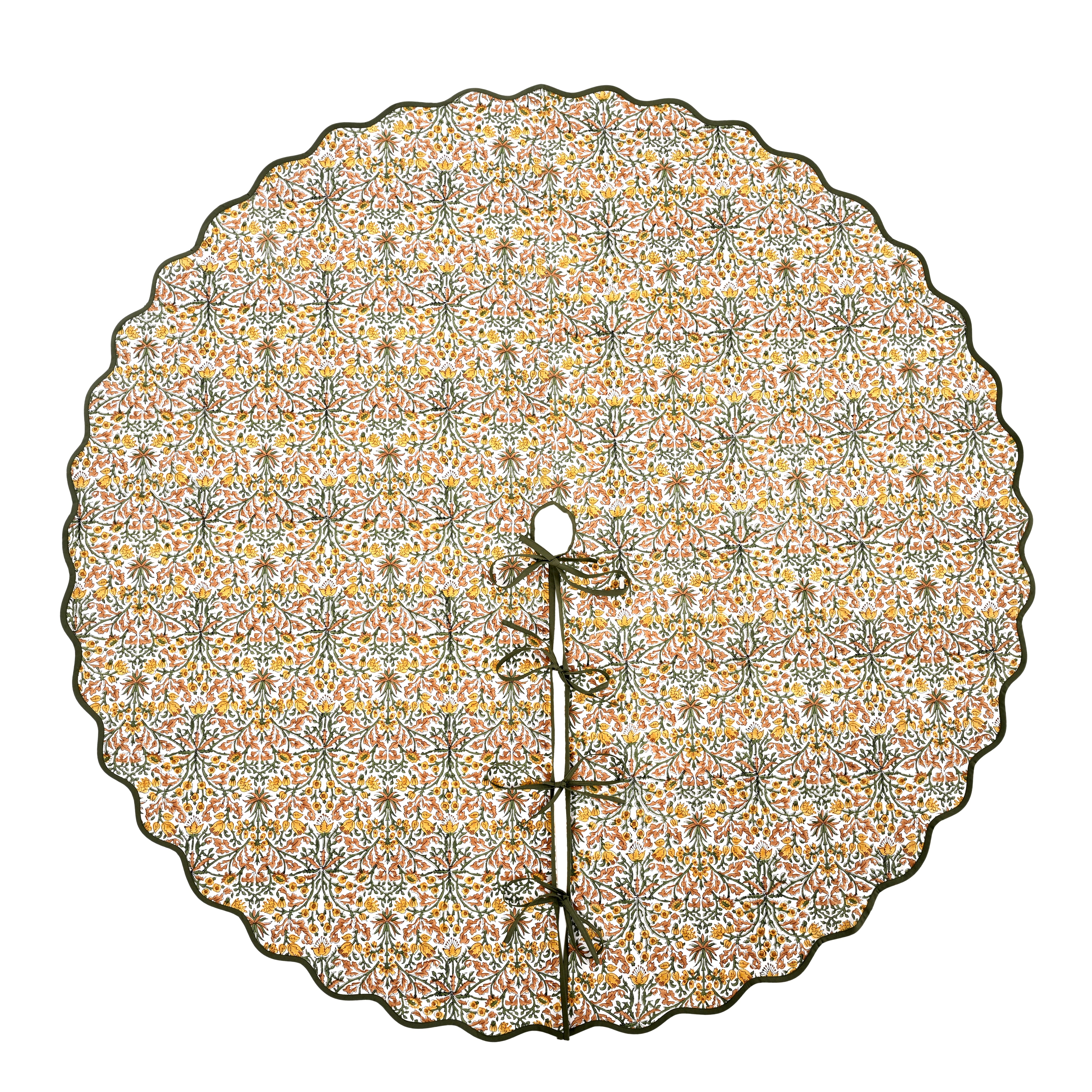 Goldenrod Yellow Tree Skirt