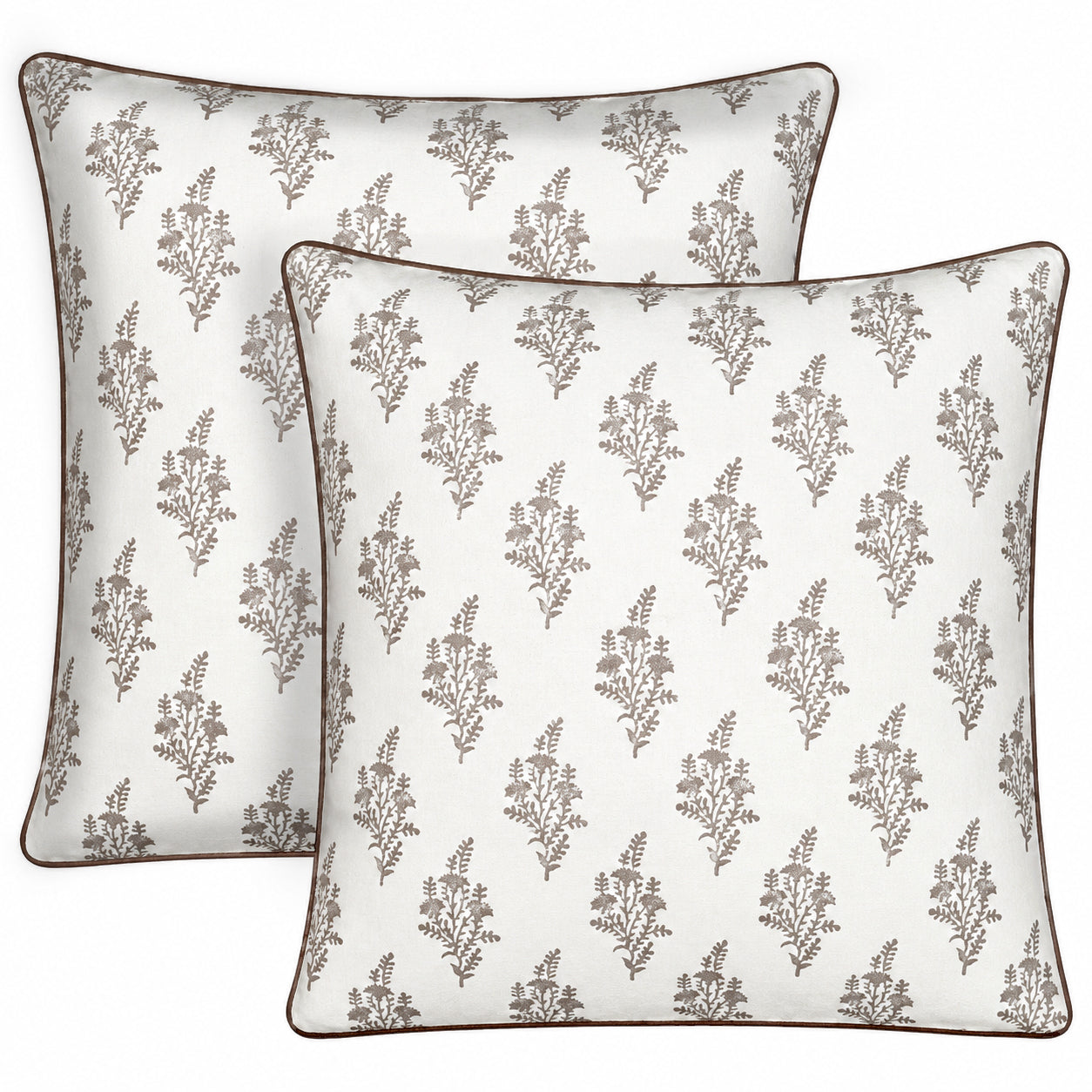 Quiet Earth piping Pillow Cover RIDHI