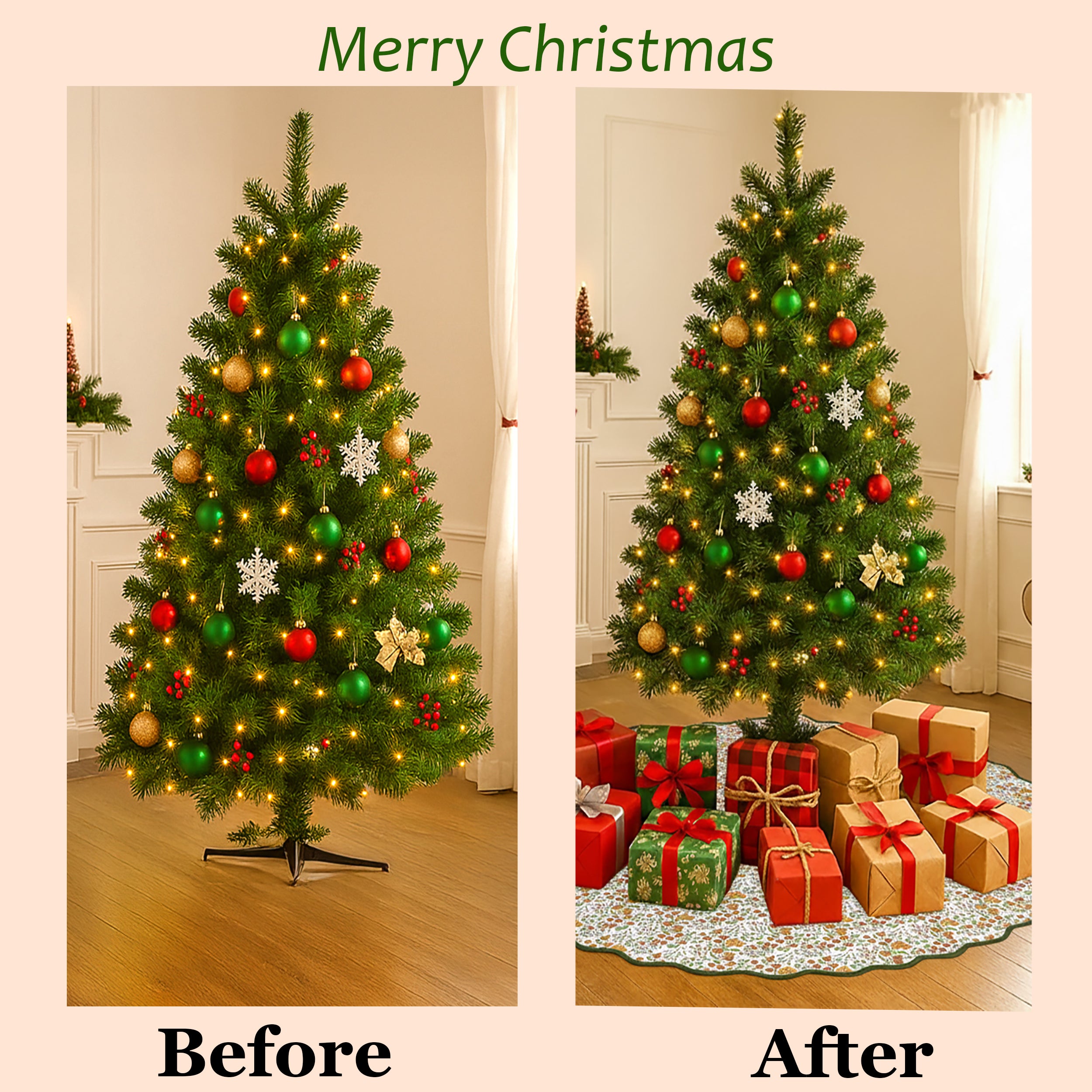 Goldenrod Yellow Tree Skirt