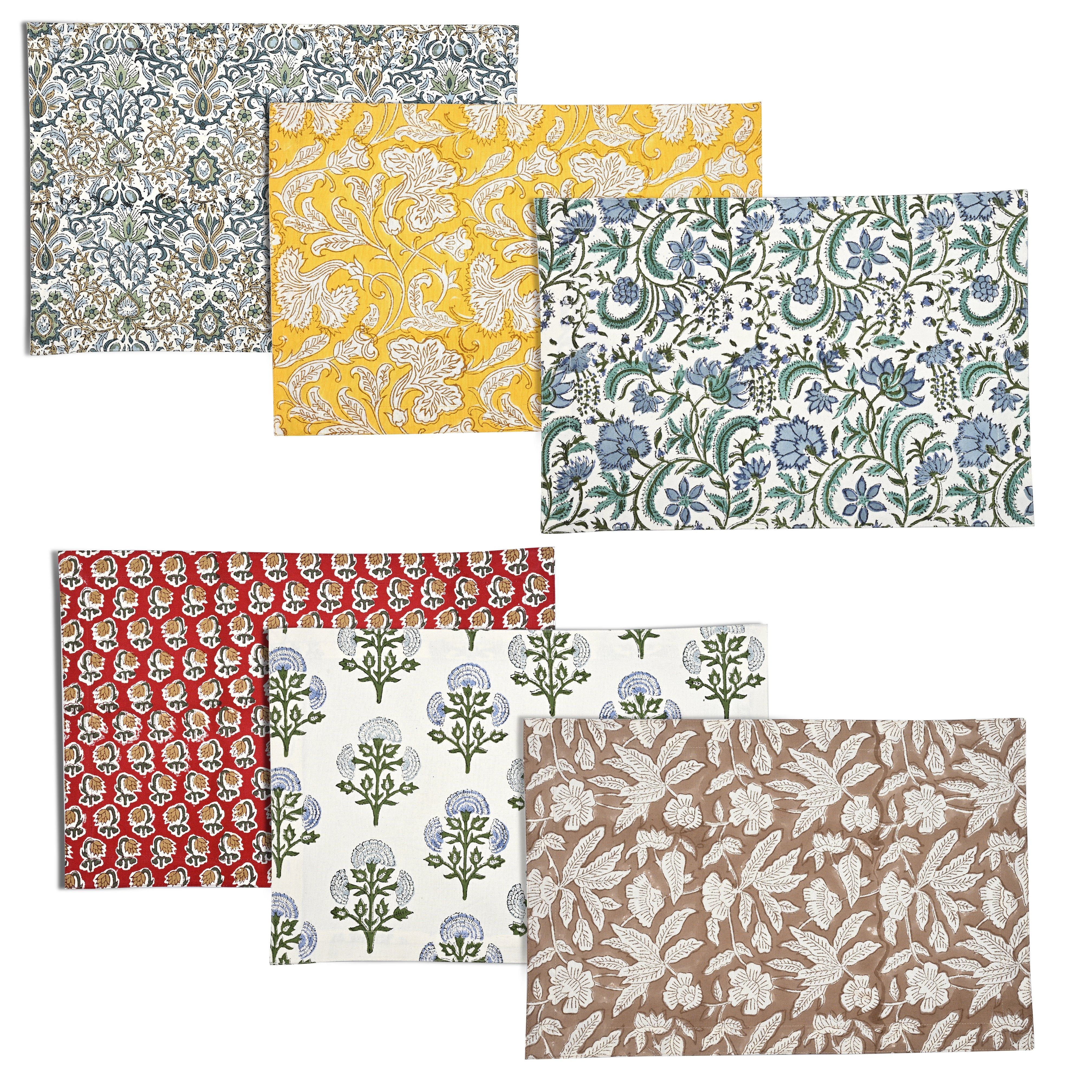 Mix Rectangle Placemat Ridhi Block Print