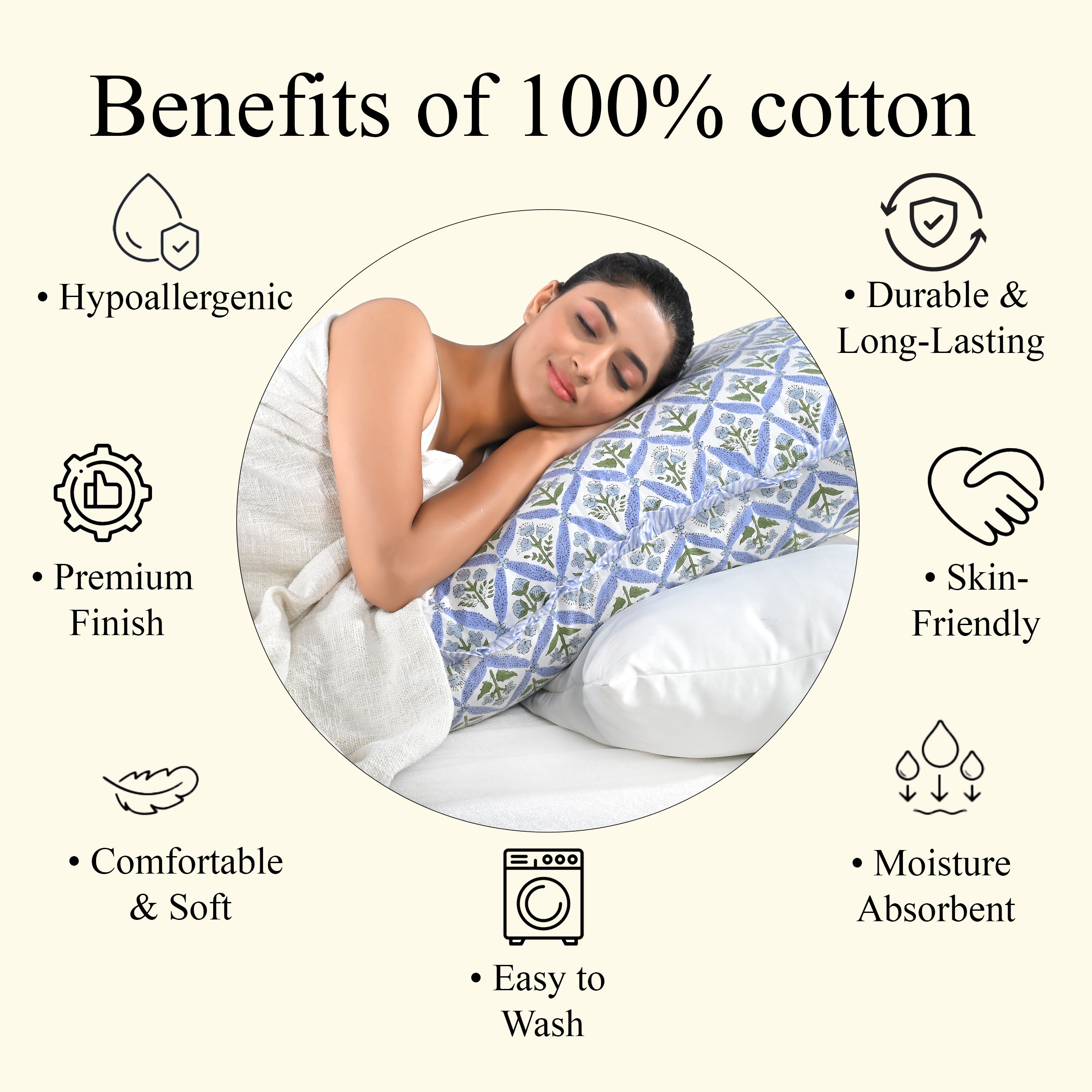 Light Steel Blue Sham Cover