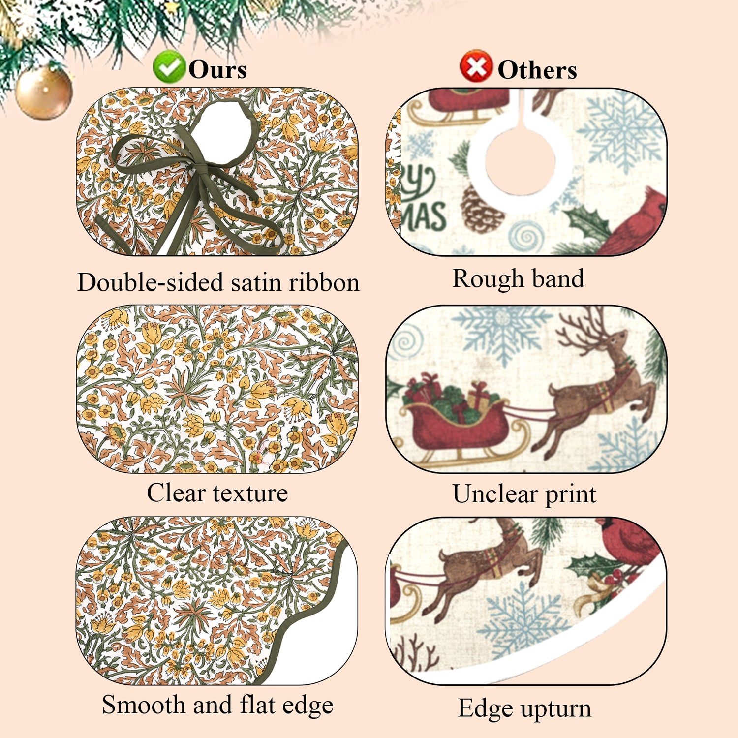 Goldenrod Yellow Tree Skirt