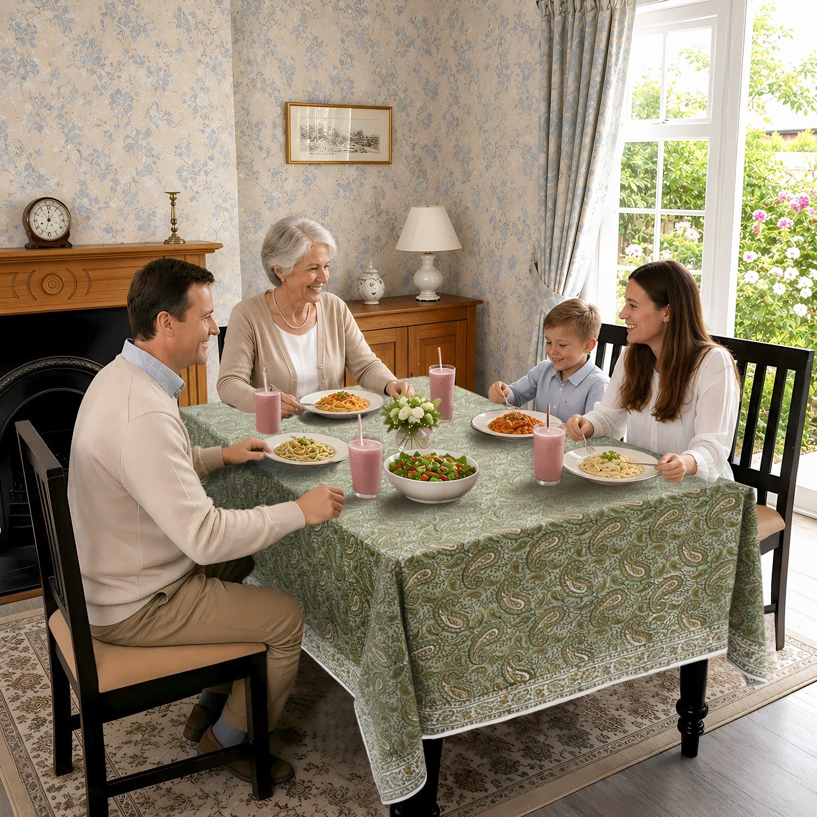 Nostalgic Naturals Rectangle & Square Tablecloth RIDHI