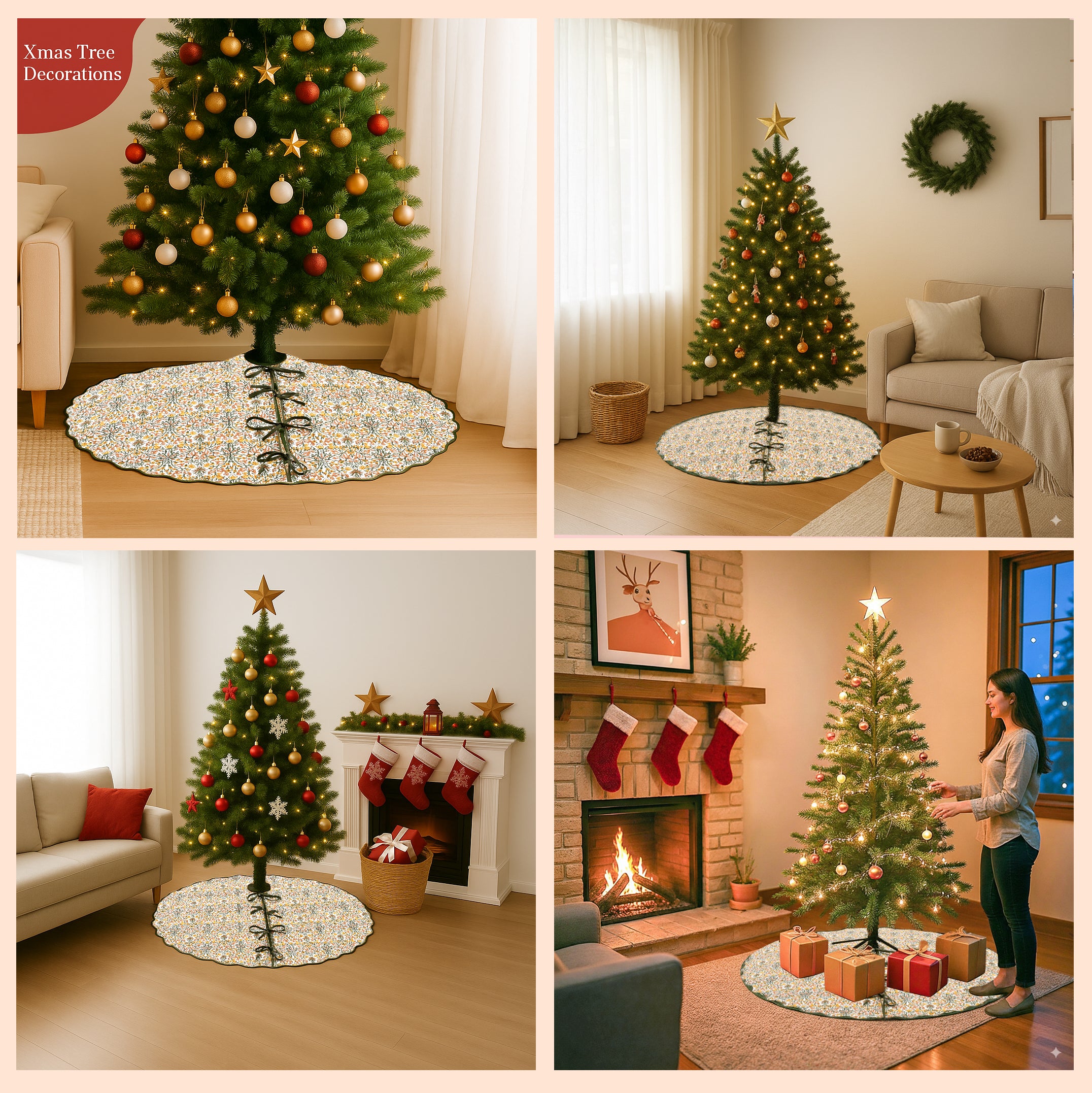 Goldenrod Yellow Tree Skirt