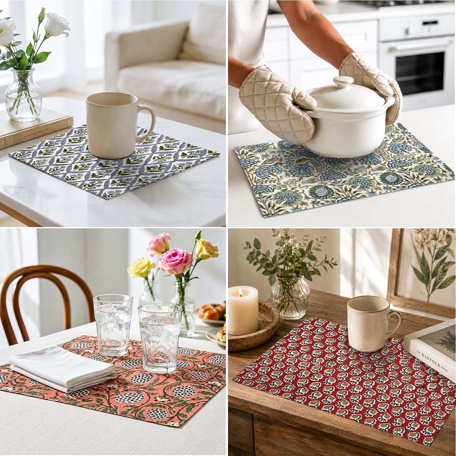 Mix Rectangle Placemat Ridhi Block Print