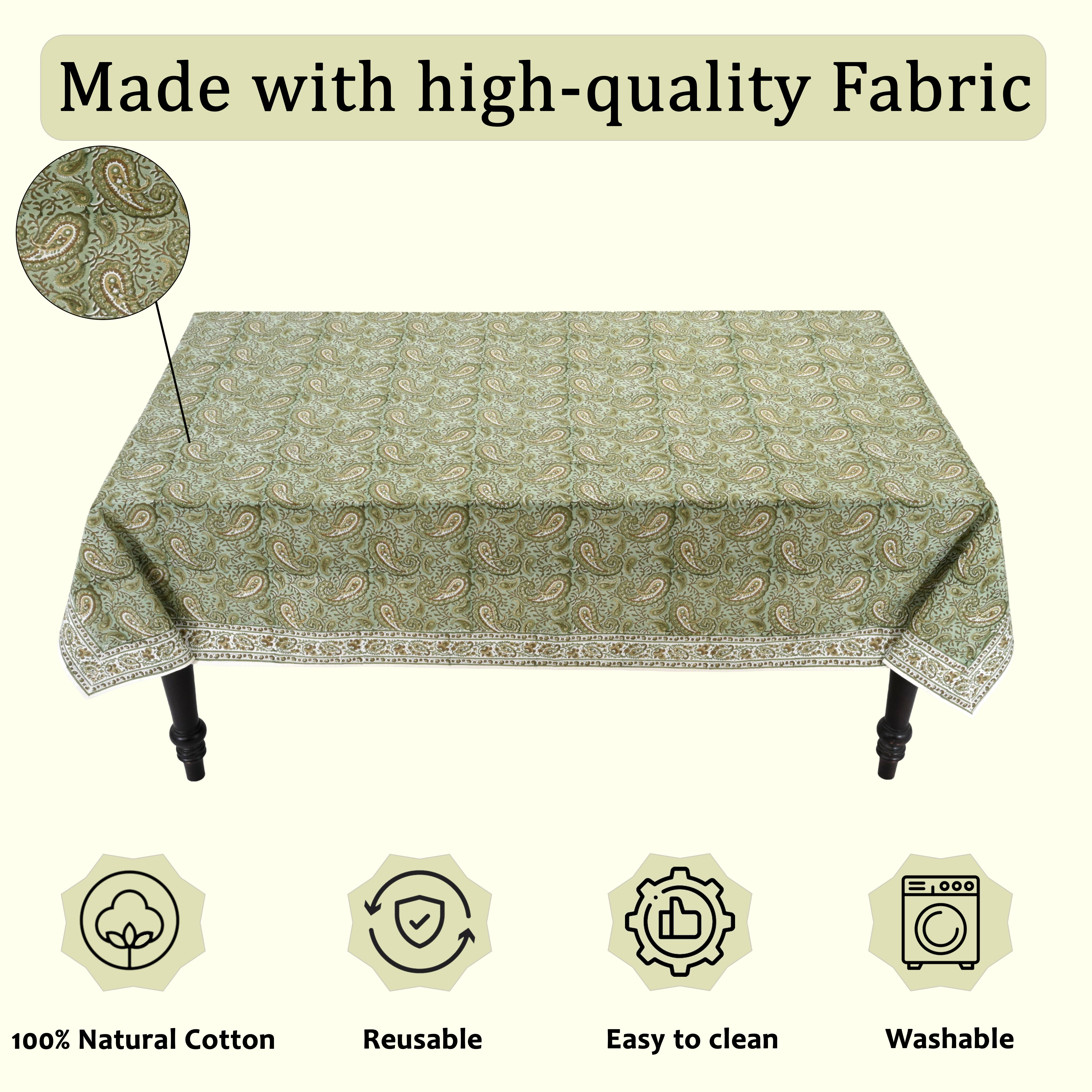 Nostalgic Naturals Rectangle & Square Tablecloth RIDHI