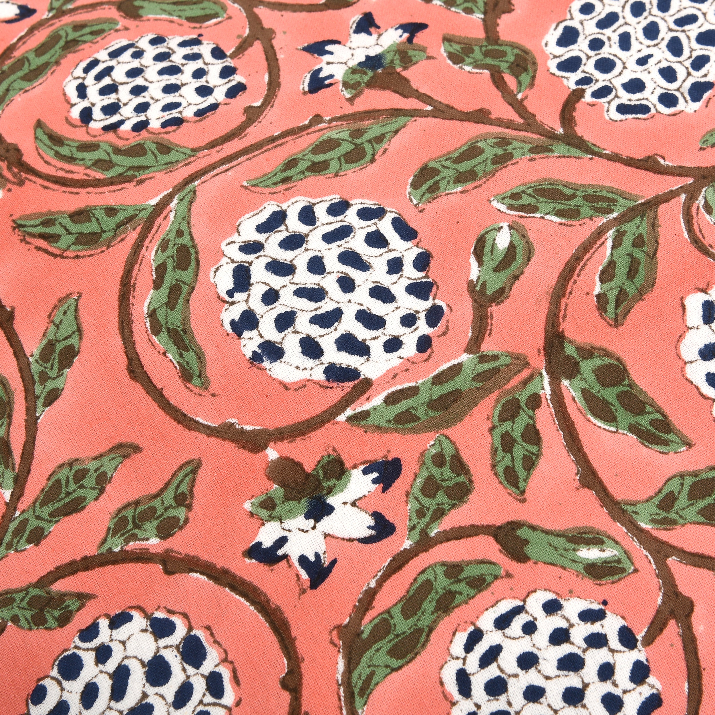 Dark Salmon Pink Sham Cover