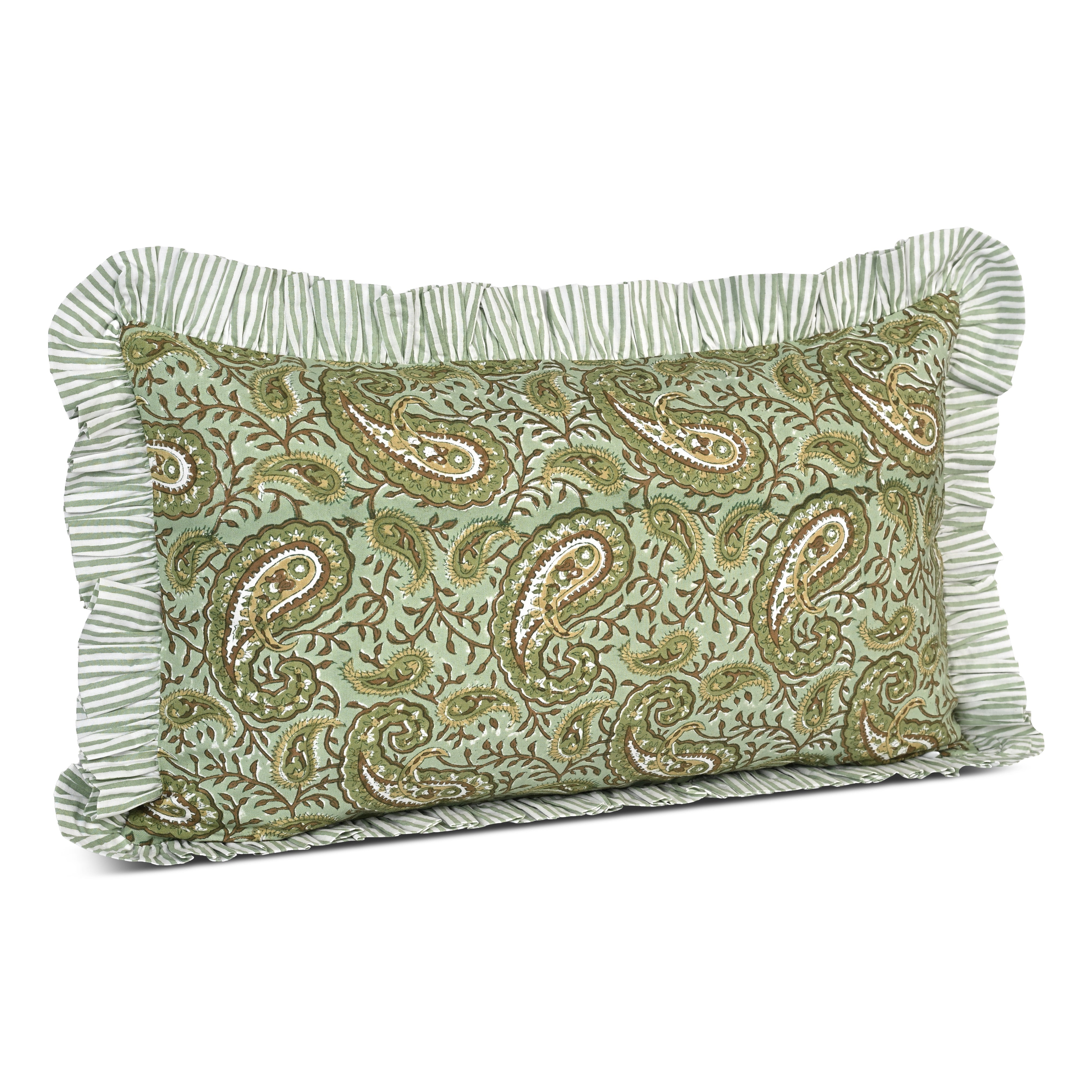 Nostalgic Naturals Ruffle Sham Pillow Cover RIDHI