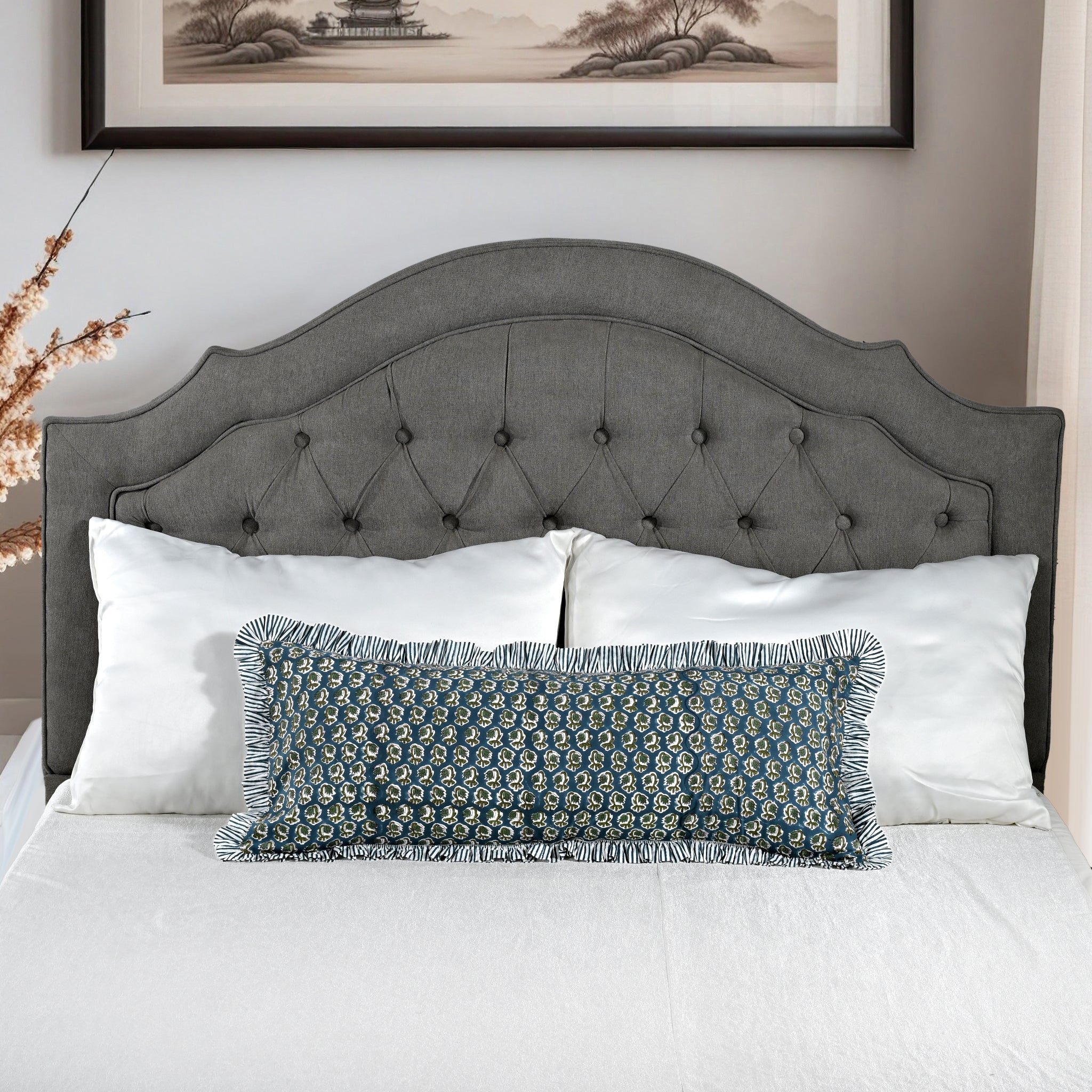 Peacock Blue Sham Cover