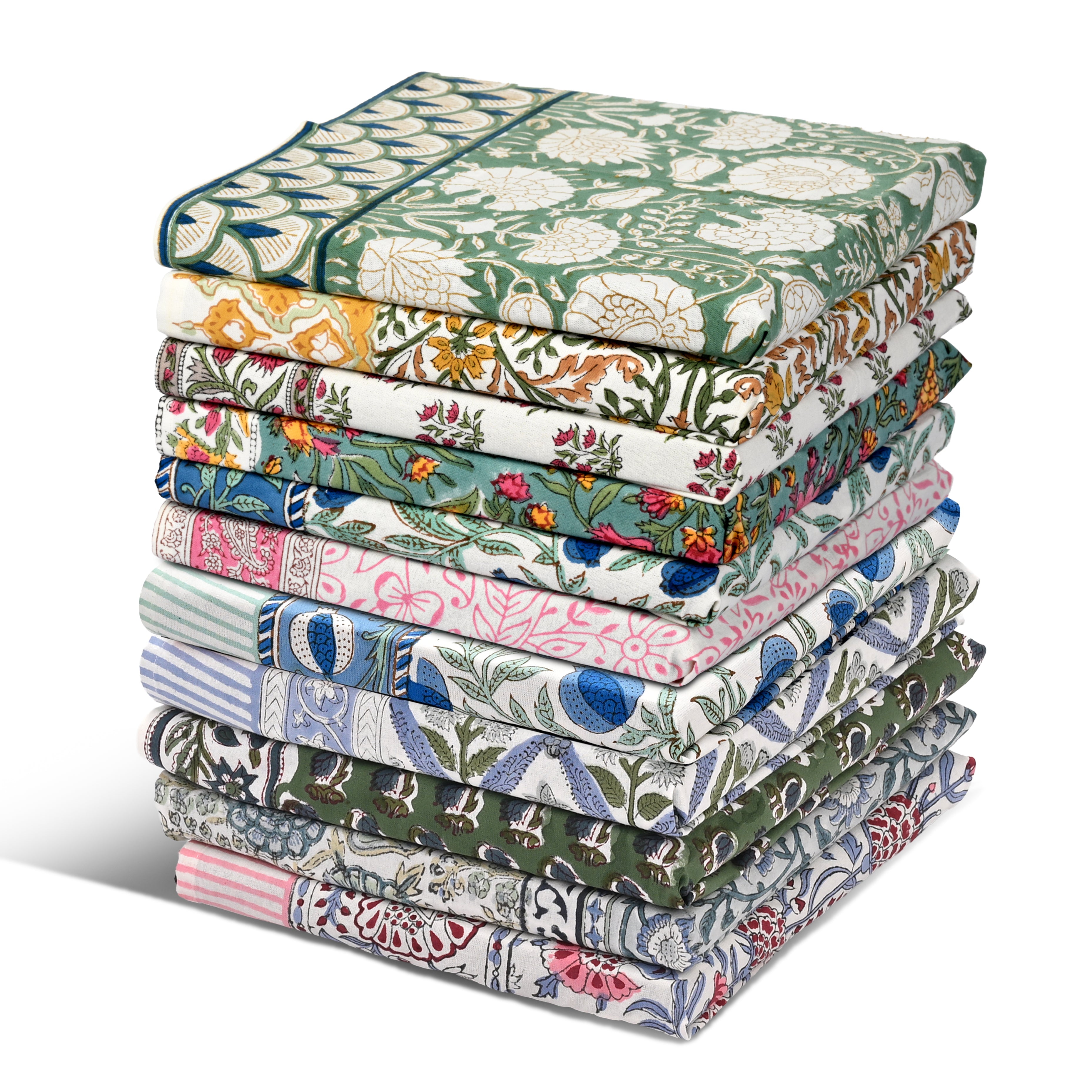 Mixed Border Napkins Ridhi Block Print