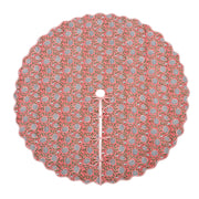 Dark Salmon Tree Skirt
