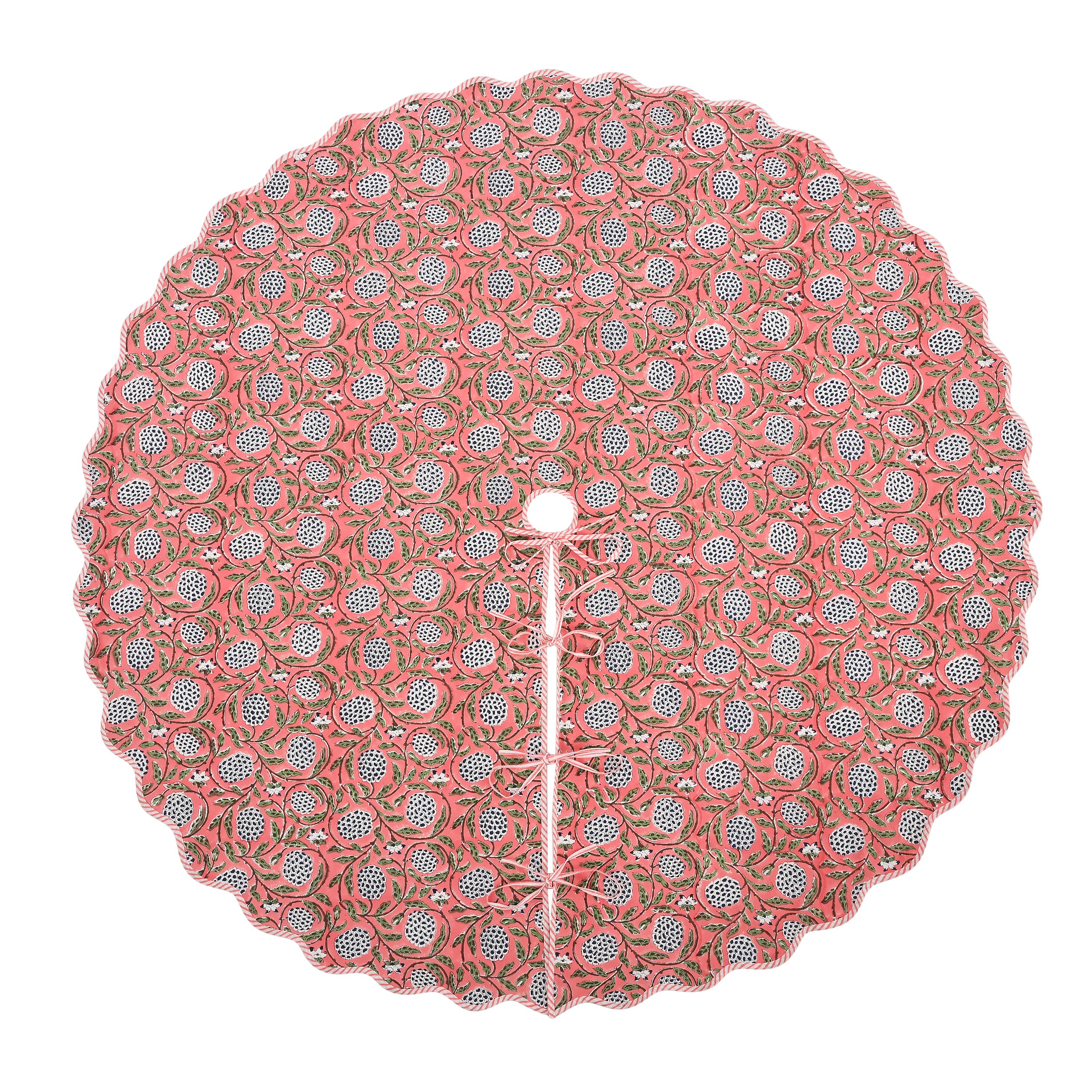 Dark Salmon Tree Skirt