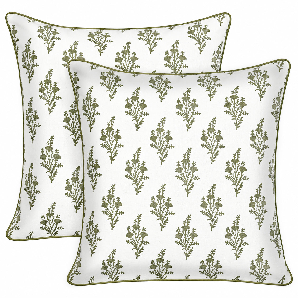 Nature Spring piping Pillow Cover RIDHI