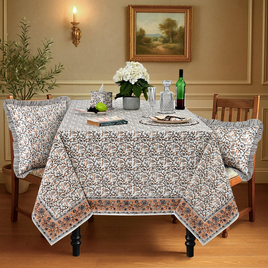 Brown Meadow Vine Rectangle & Square Tablecloth RIDHI