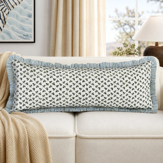 Hand Block Print Cotton Pillow Sham - Baby Blossams RIDHI