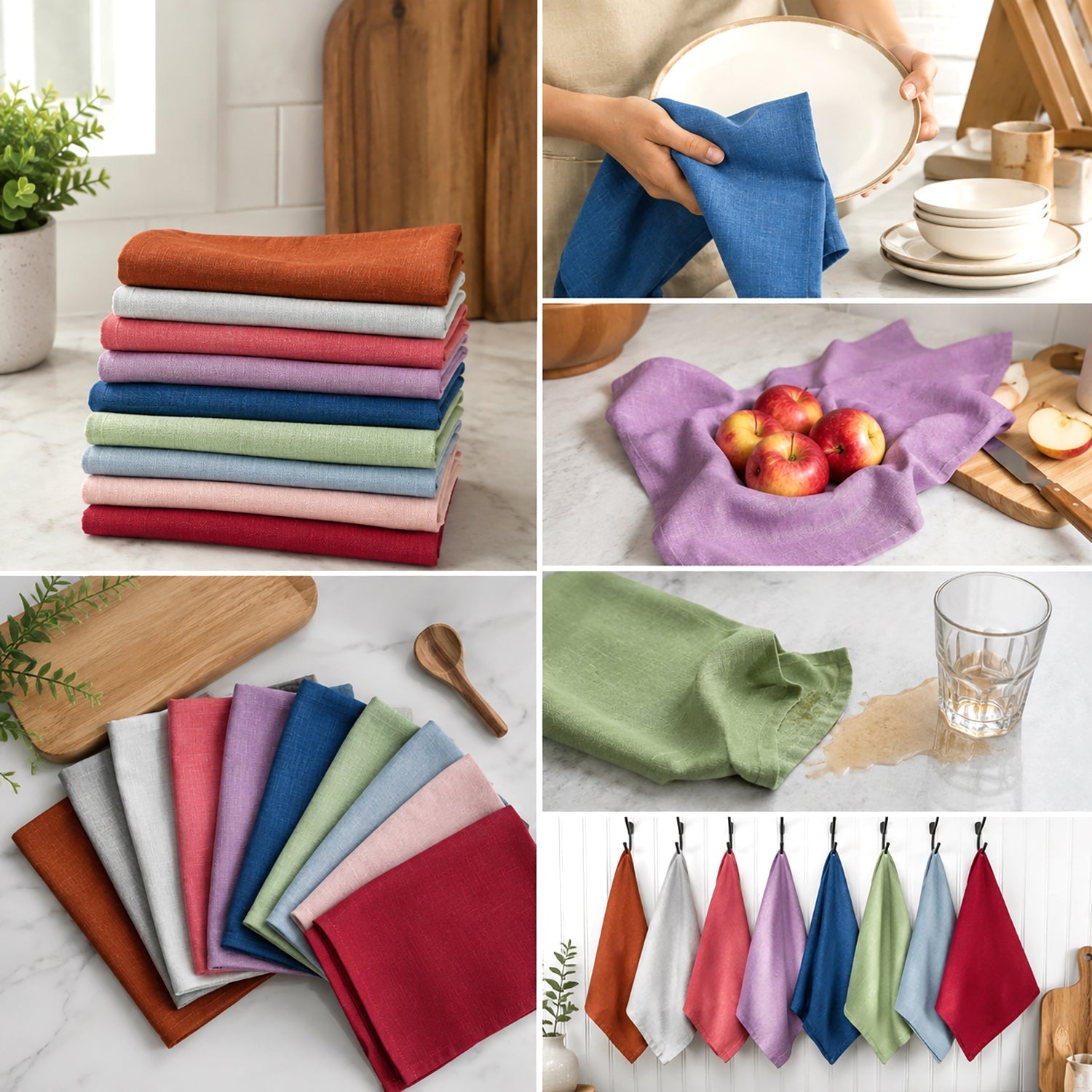 Mix color Cotton Kitchen Towels Set RIDHI