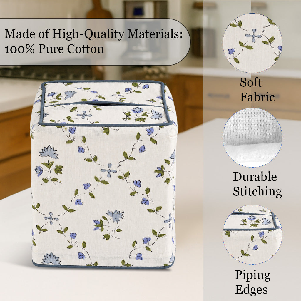 Powder Blue Tissue Box Cover