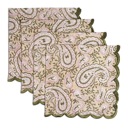 Royal Beige Embroidery Napkins RIDHI