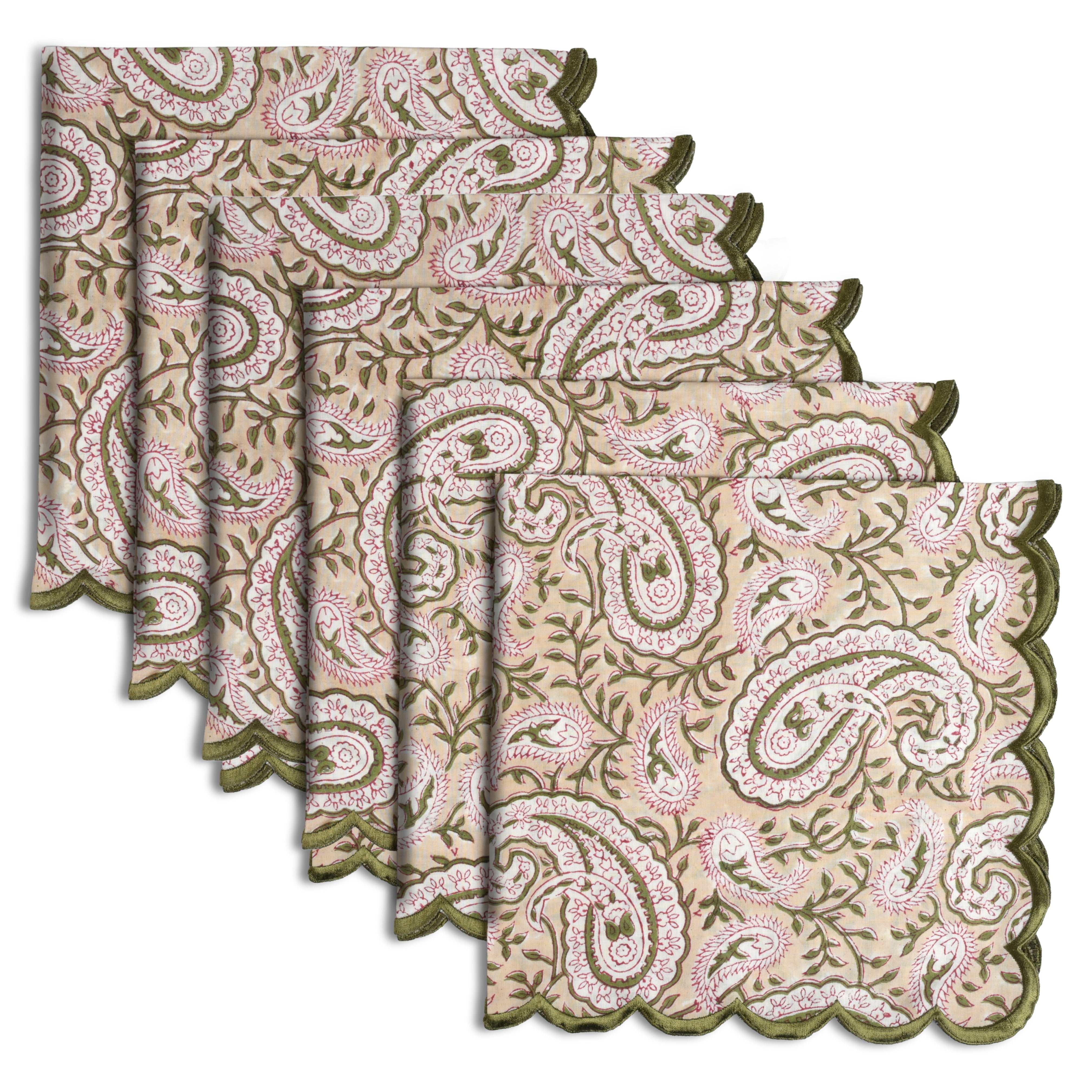 Royal Beige Embroidery Napkins RIDHI
