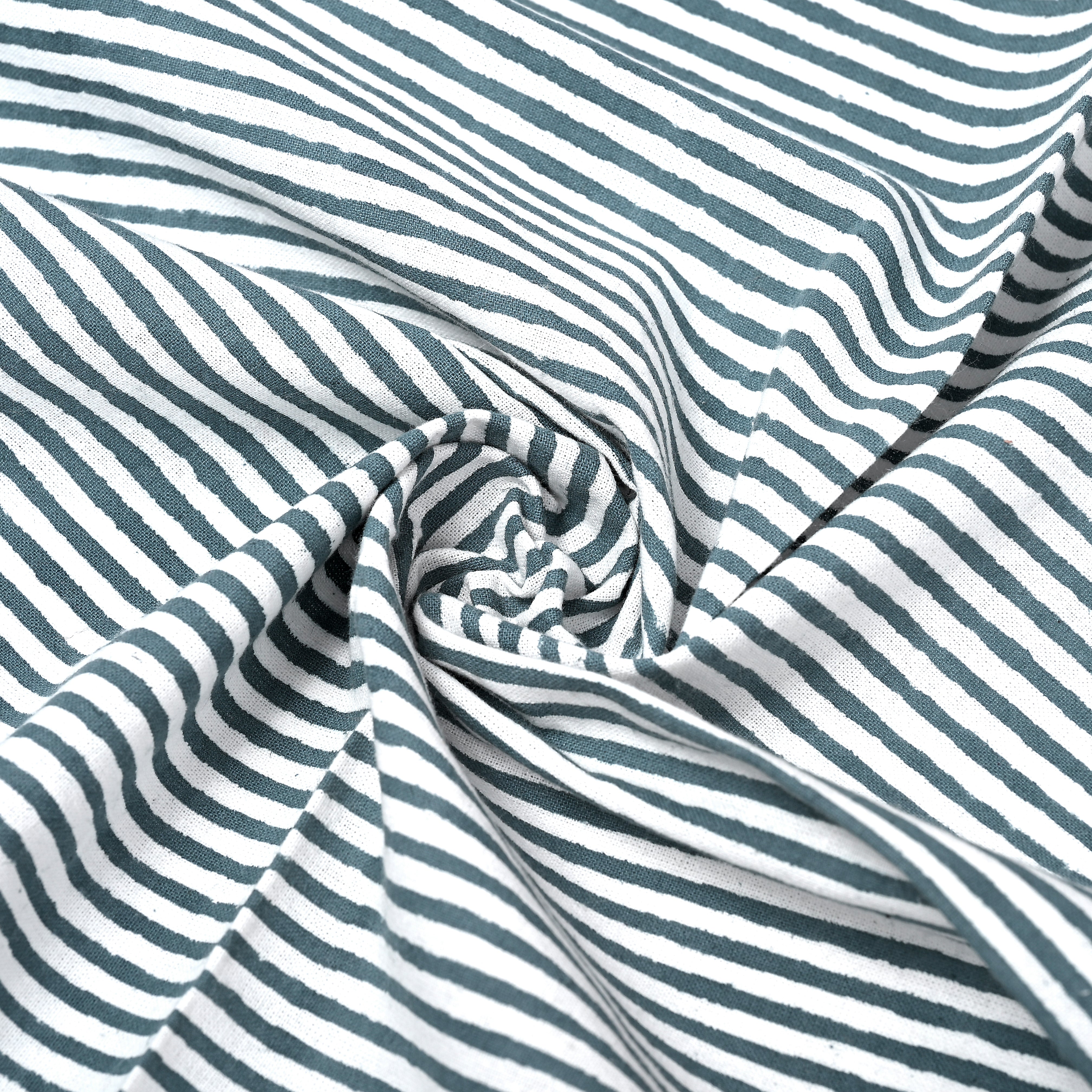Green Striped Embroidery Napkins Ridhi Block Print