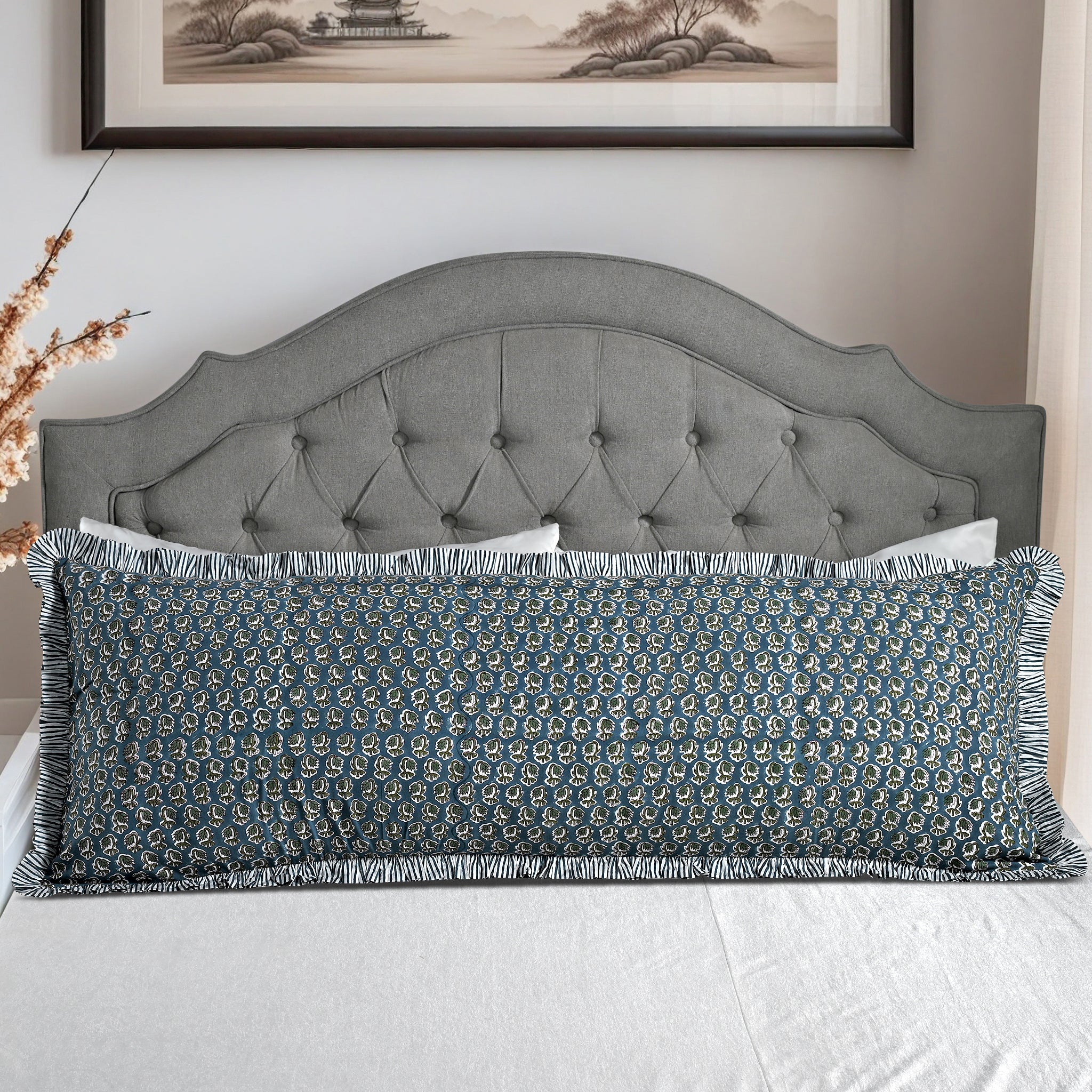 Peacock Blue Sham Cover