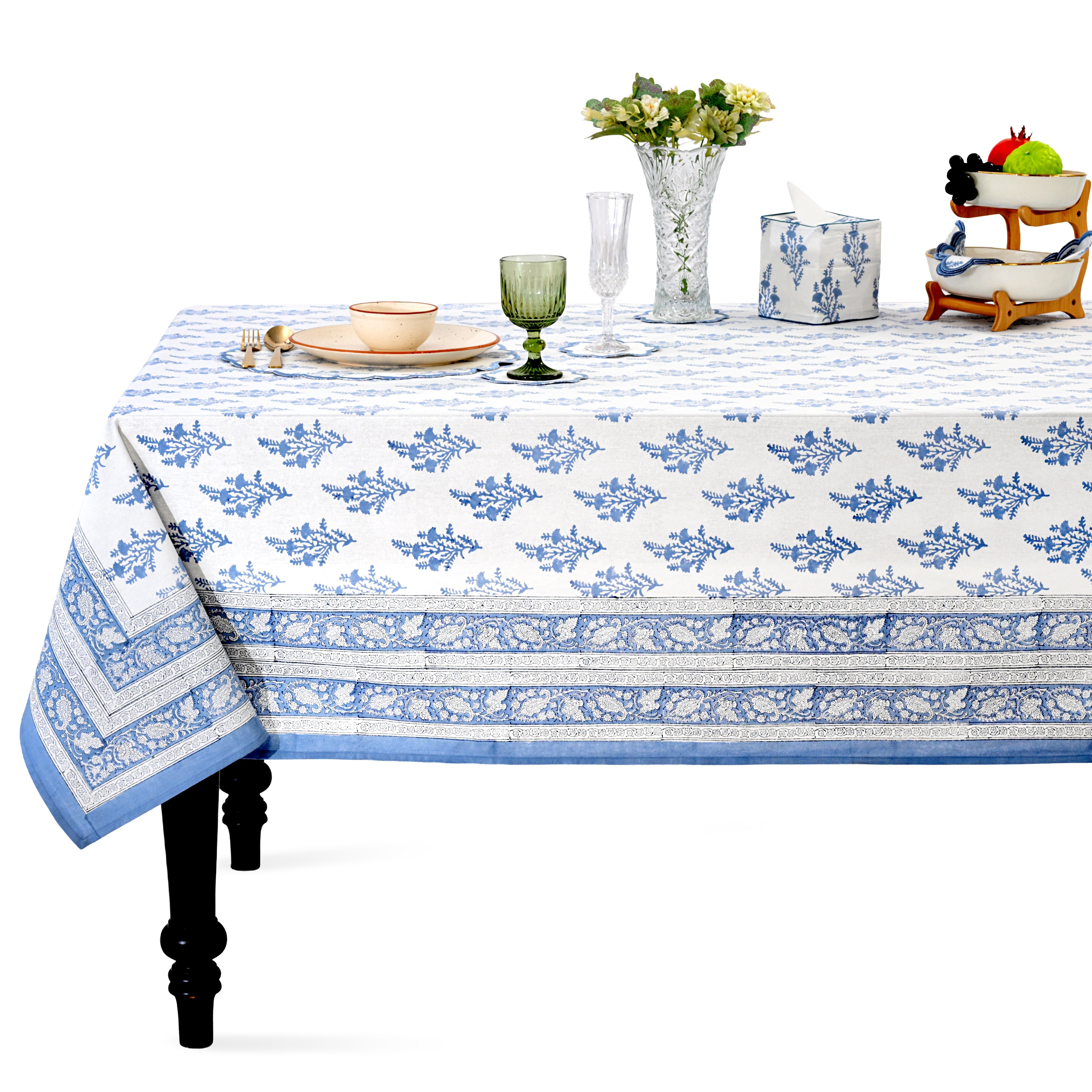 Coastal Blue Rectangle & Square Tablecloth RIDHI