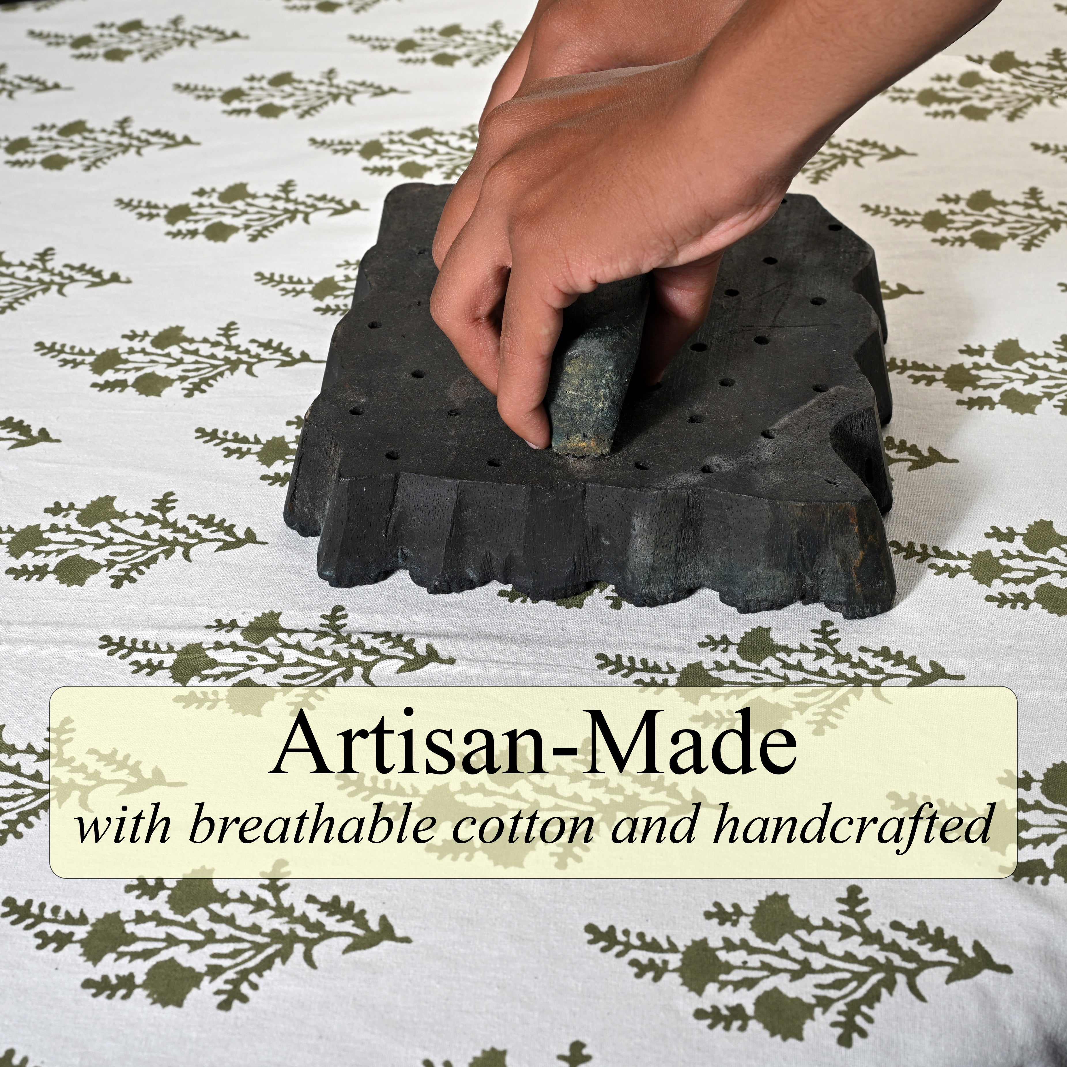 Natural Spring Ruffle Sham Pillow Cover RIDHI