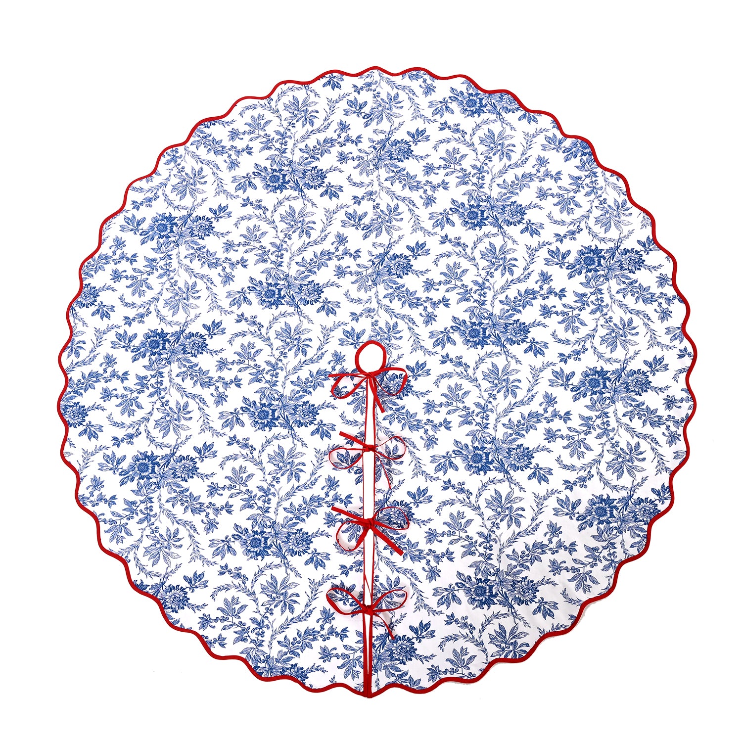 Incremental Blue Tree Skirt