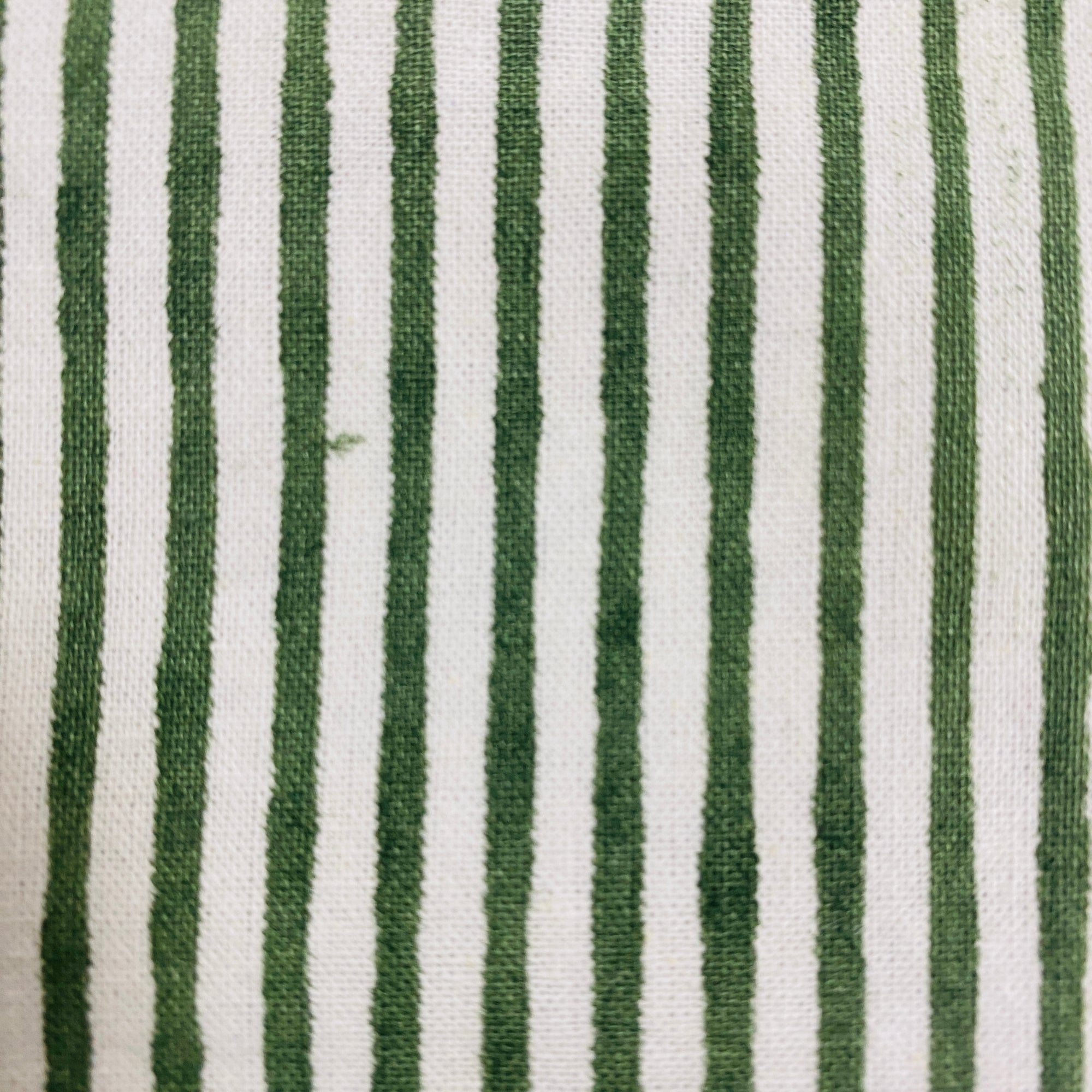 Forest Green Striped Tissue Box Cover Ridhi Block Print