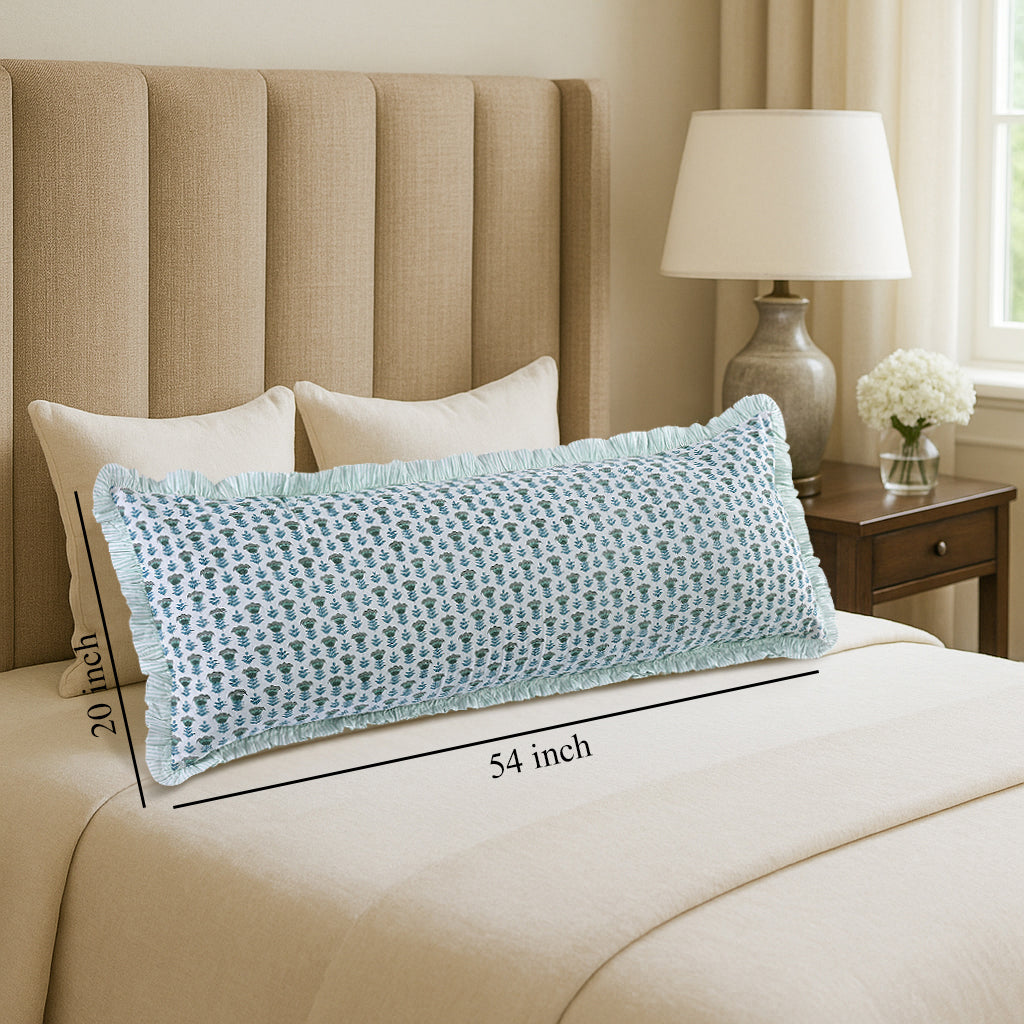 Aquamarine Blue Sham Cover