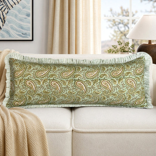 Nostalgic Naturals Ruffle Sham Pillow Cover RIDHI
