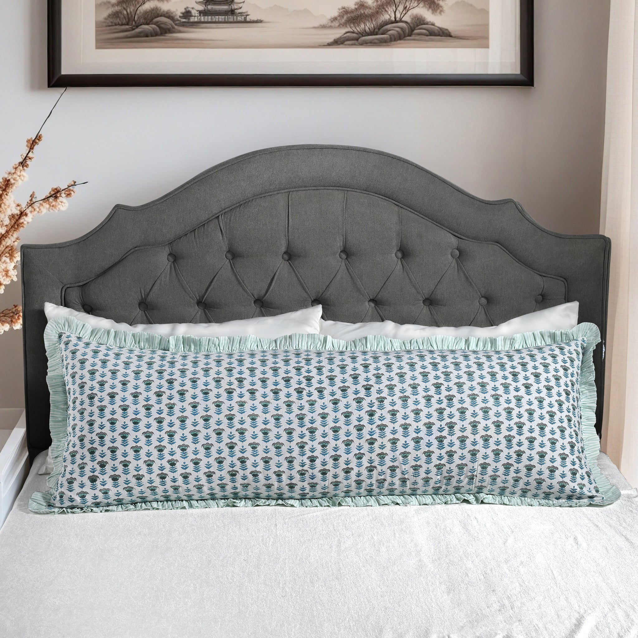 Aquamarine Blue Sham Cover