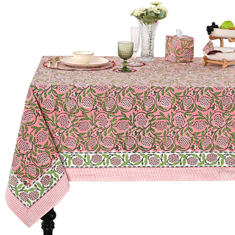 Strawberry Pink Square & Rectangle Tablecloth