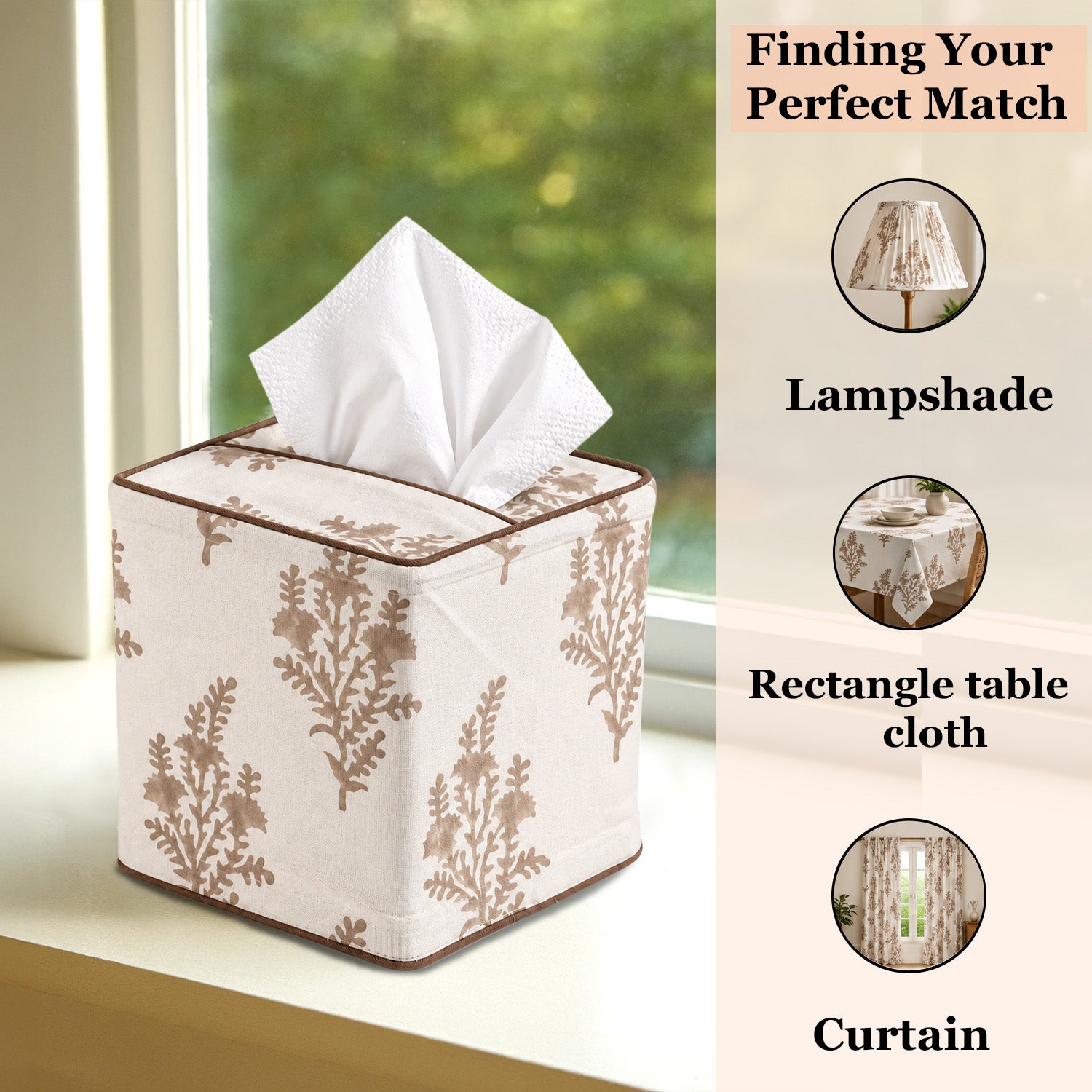 Quiet Earth Tissue Box Cover