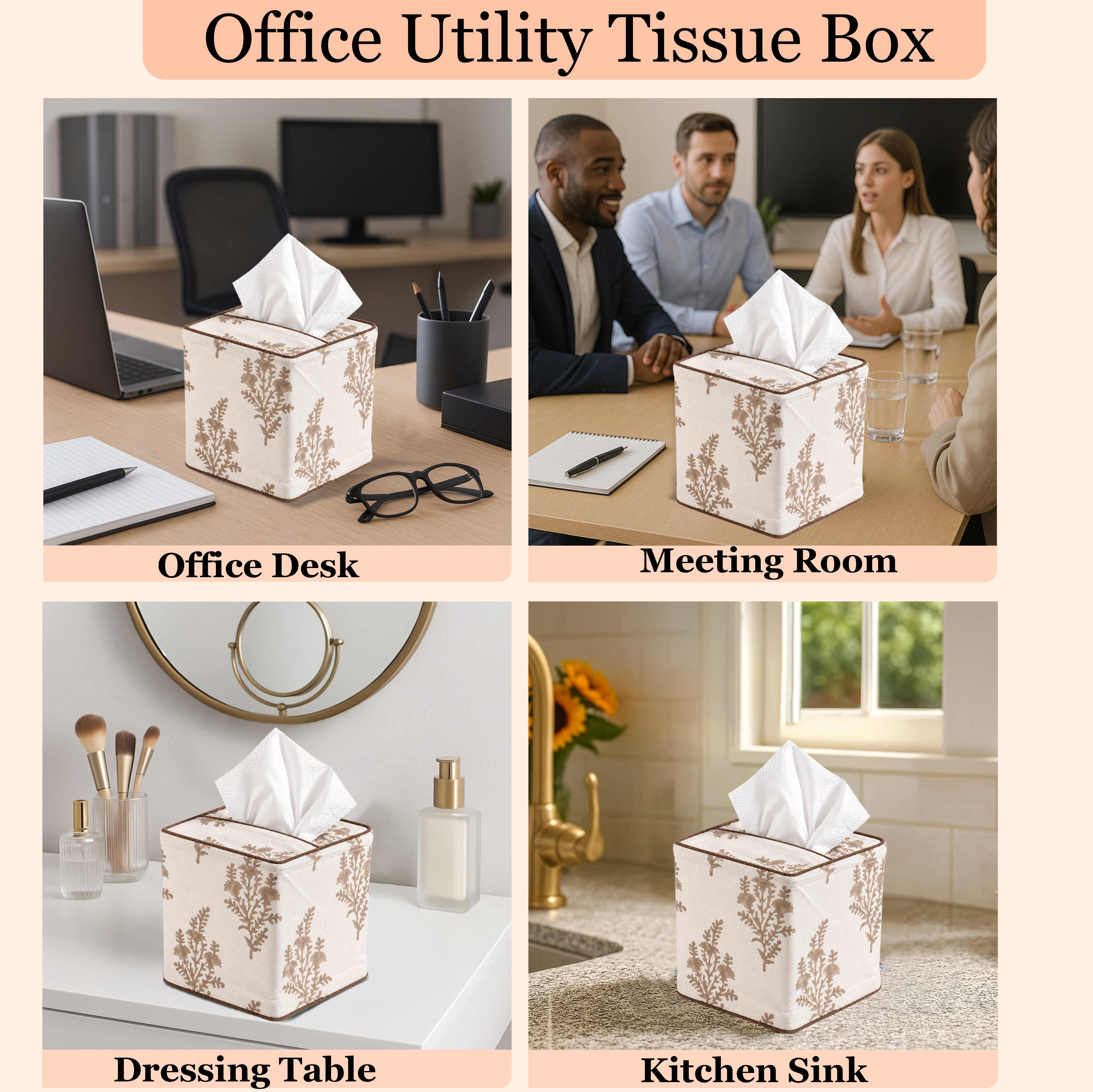 Quiet Earth Tissue Box Cover