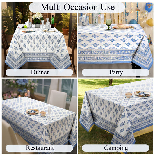 Coastal Blue Rectangle & Square Tablecloth RIDHI