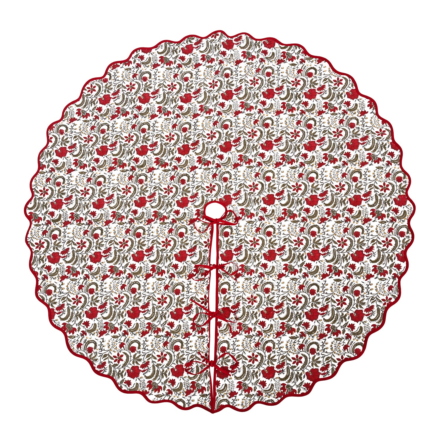 Prune Red Tree Skirt