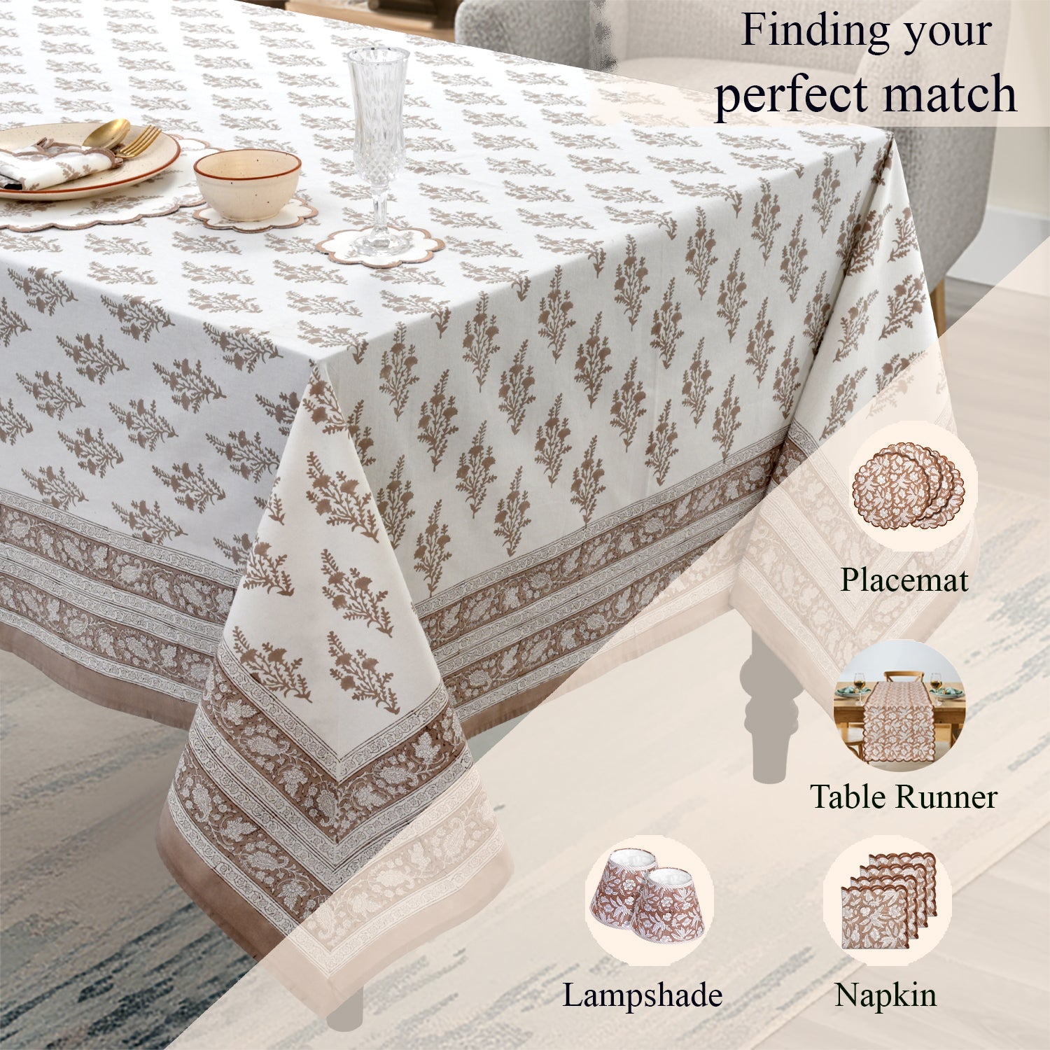 Quiet Earth Rectangle & square Tablecloth RIDHI